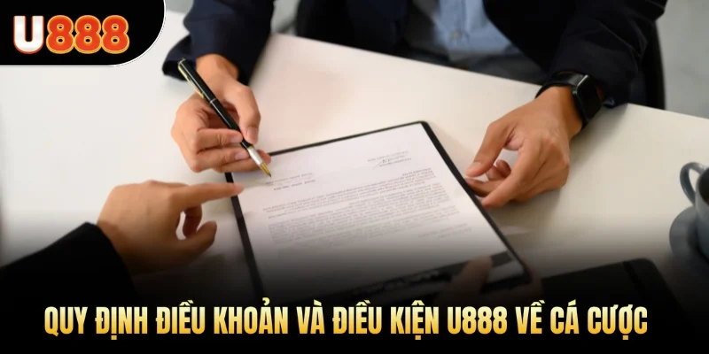 Quy định điều khoản và điều kiện U888 về cá cược