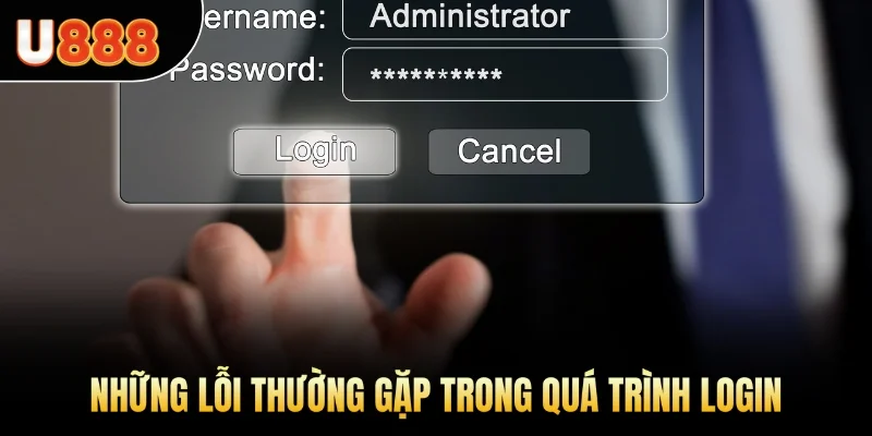 Những lỗi thường gặp trong quá trình login